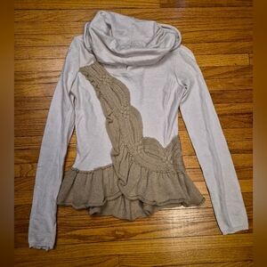 Moth Size XS Cowl Neck Sweater